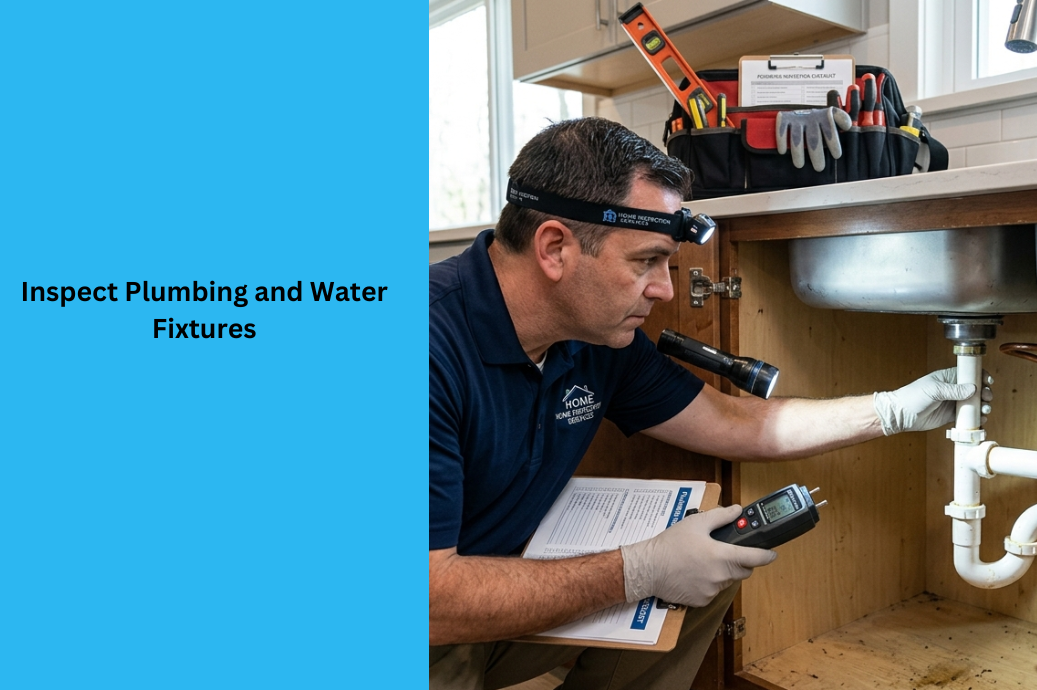Inspect Plumbing and Water Fixtures